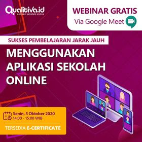 Webinar Qualitiva Tersedia E-Certificate