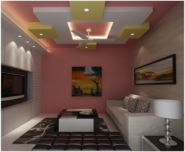 modern pop false ceiling designs with wall design 2016 for living room