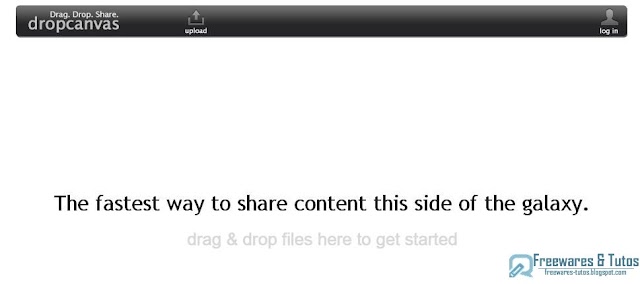 Dropcanvas : un nouveau service en ligne pour partager rapidement et facilement ses fichiers