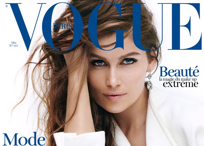 Laetitia Casta cover of Vogue Magazine France May 2012 Issue