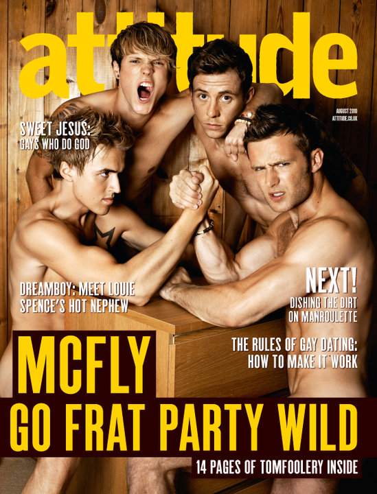  McFly Get Naked For Attitude Magazine