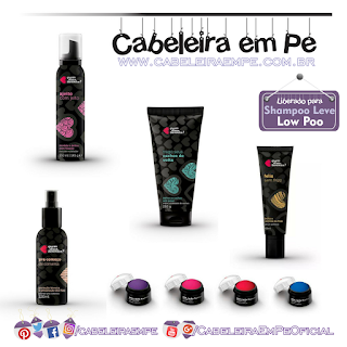 Produtos da Linha Maquiagem Pra Cabelos - Quem Disse Berenice Liberados para Low Poo (Serum, Modelador para Cachos, Mousse, Primer e Giz)