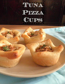 Tuna Pizza Cups Recipe @ treatntrick.blogspot.com