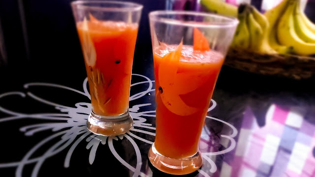 Papaya Honey Juice Making Method - Easy Way