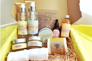 New Baby Essentials Gift Guide mum and baby pamper box from scrub scrub