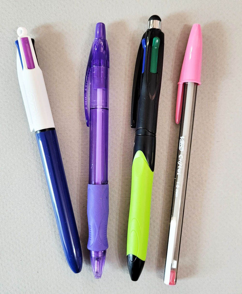 BIC Cristal Multicolour Ballpoint Pens Wide Point (1.6 mm