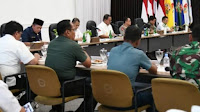 Anggota komisi I DPRD Lampung Hadiri Rakor Persiapan Pengamanan Pemilu 2024