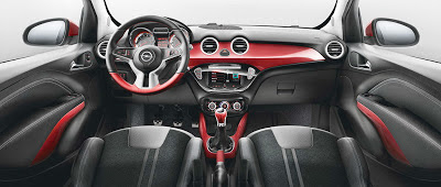 Plansa de bord a noului Opel Adam