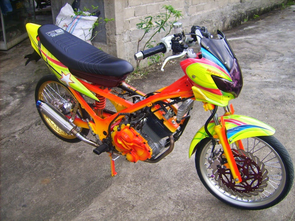 MODIFIKASI SUZUKI SATRIA FU 150 AIRBRUSH ~ Motor Expose
