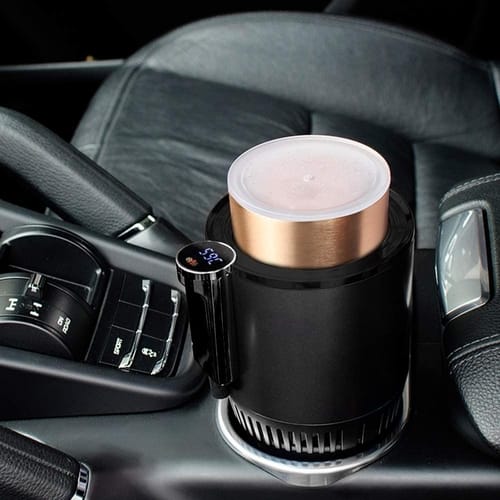 AZFUNN New 2-in-1 Smart Car Cup Warmer