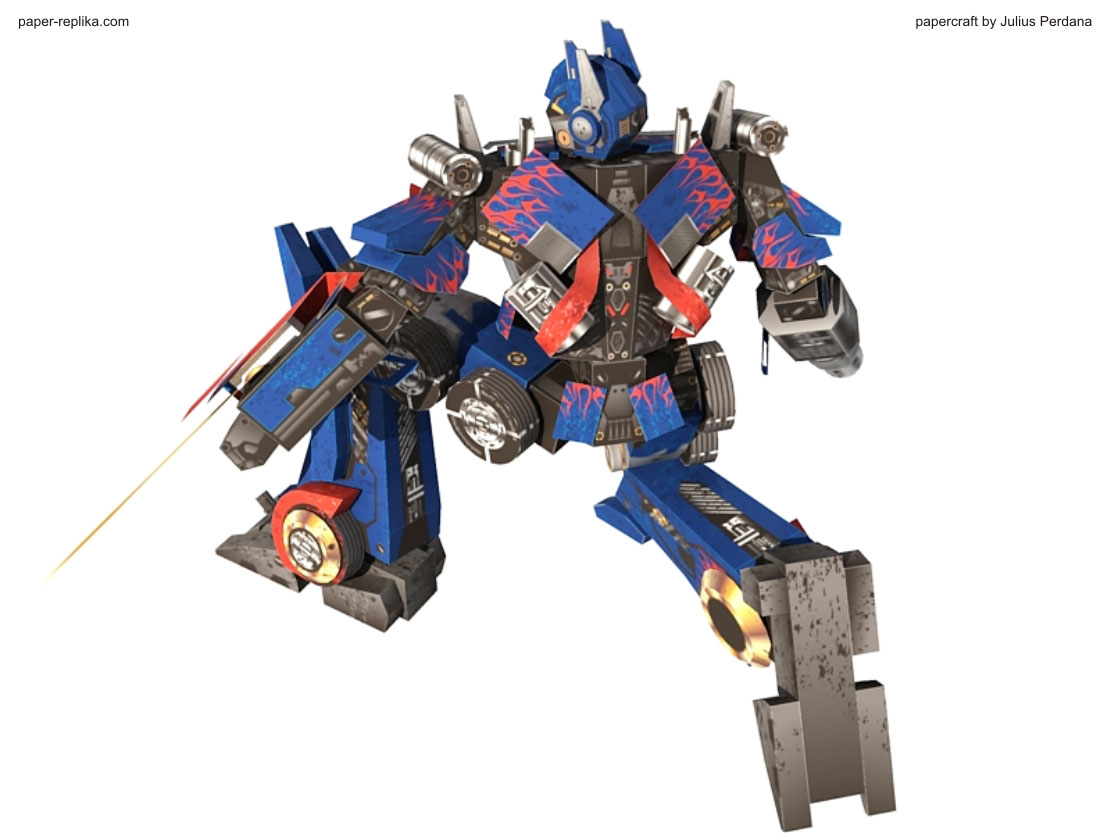Papercraft Optimus Prime DOTM Nueva version - Transformers Matrix