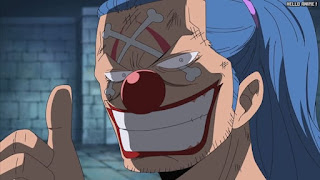 ワンピースアニメ インペルダウン編 446話 バギー | ONE PIECE Episode 446