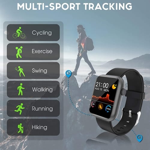 Tekpluze Waterproof Fitness Tracker Smartwatch