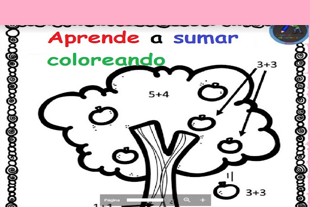 Aprende a Sumar coloreando- Fichas para Preescolar y Primaria