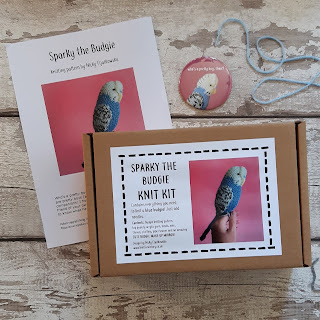 budgie knitting pattern and knit kit