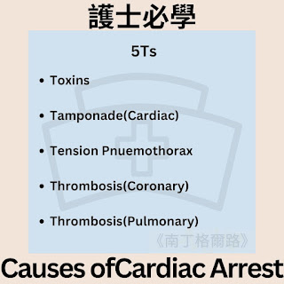 心臟驟停(Cardiac Arrest)是指心臟突然停止跳動的緊急情況，導致全身器官缺氧和供血中斷。對於護士來說，了解心臟驟停的原因很重要，因為這有助於早期識別和採取緊急措施。通過了解常見的誘因，我們可以預防並減少發生心臟驟停的機會，提供及時的護理和心肺復甦，挽救生命。這是我們護士的職責之一，因此我們必須深刻理解心臟驟停的根本原因。