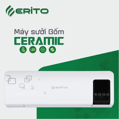 Máy sưởi gốm Erito HCB131R-NV công suất 1300w