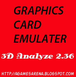 d Analyze is a Graphic Card Emulator that may emulate all of the options of a  Free Download 3D Analyze 2.36 Graphic Card Emulator Full Version