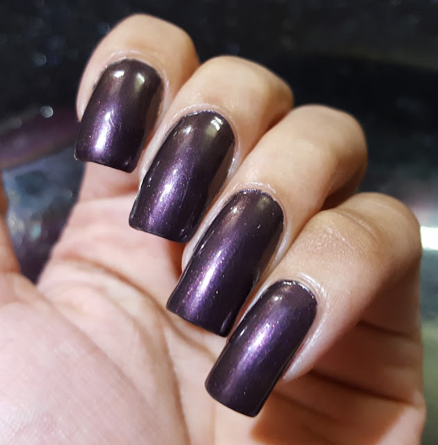 Stay Quirky Nail Polish Black Raven Claw 45 Swatch & Review
