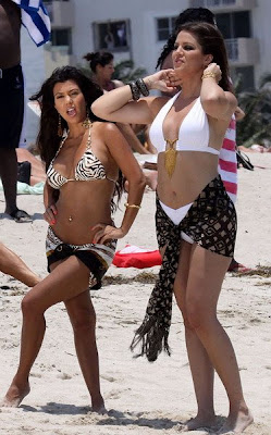Kourtney Kardashian Beach Bikini