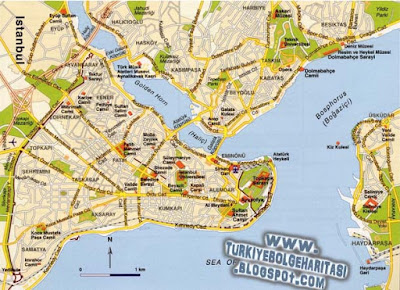 İstanbul Bölgesi Haritası Şehir