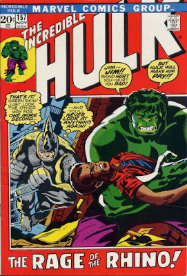 Incredible Hulk 157, the Rhino