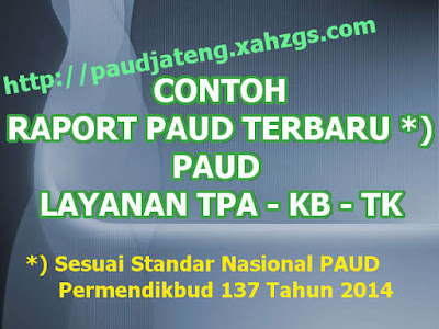 Contoh Format Raport PAUD Terbaru by PAUDJATENG - PAUD JATENG