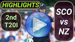 SCO vs NZ 2nd T20I