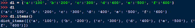 Dictionaries in python