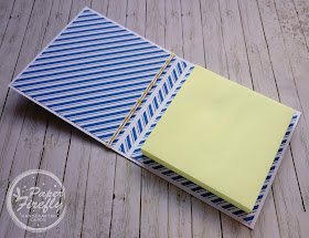Sticky notes pad using Sticky Notes stamps from Mama Elephant