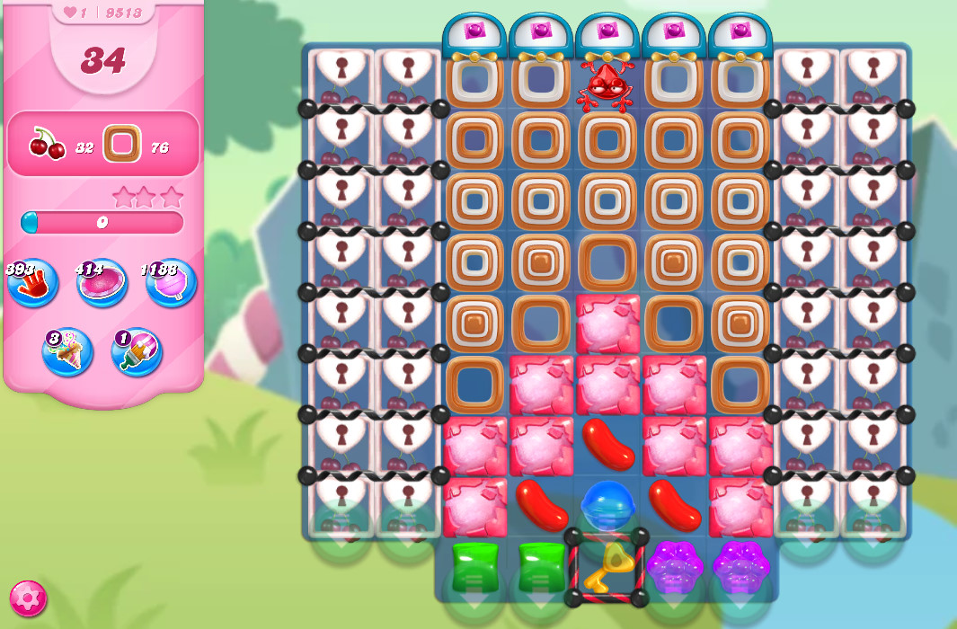 Candy Crush Saga level 9513