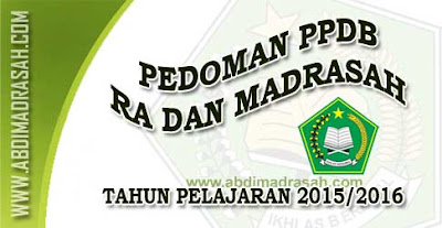 Pedoman PPDB RA dan Madrasah