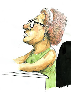 susan brown wilson city council harrisburg pa caricature ammon perry illustration