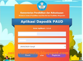Akhirnya, Aplikasi Dapodik PAUD Offline v.3.5.0 Semester Ganjil 2019/2020  Rilis!
