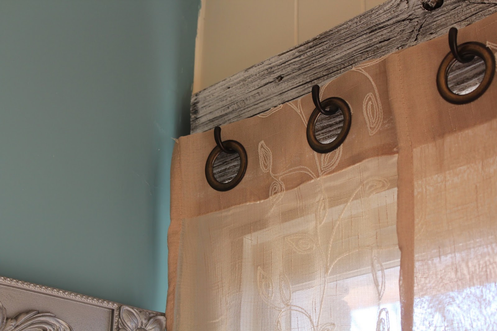 rustic shower curtain rods