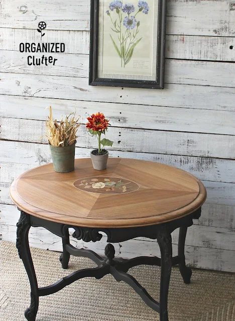 Ornate Garage Sale Coffee Table Upcycle