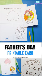 printable father s day card the joy of sharing