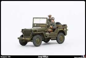 Maquette de Jeep MB d'Hasegawa au 1/48.