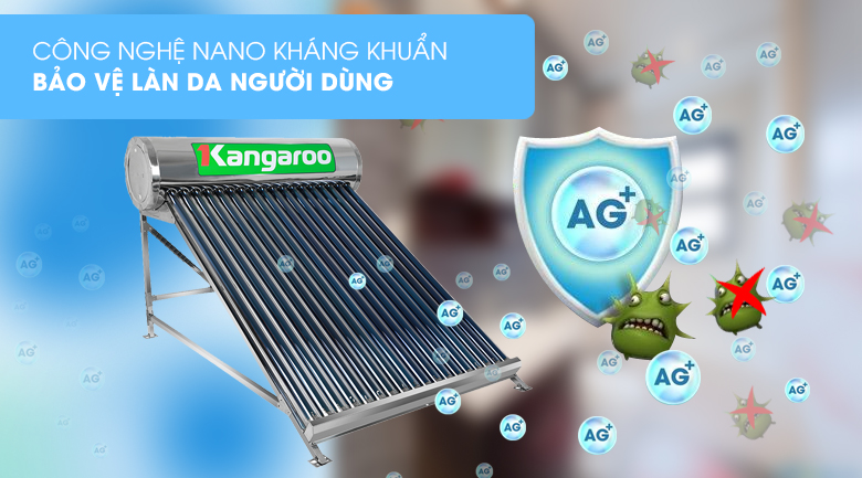 Máy nước nóng năng lượng mặt trời Kangaroo 180 lít GD1818