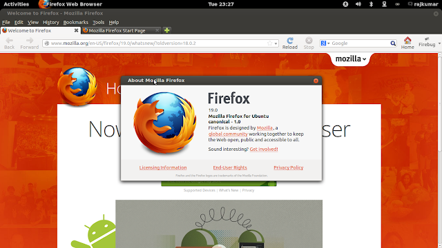 install firefox 19 in ubuntu/Linux Mint