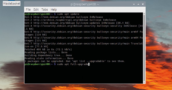Updating Raspberry Pi