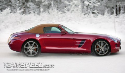 Mercedes Benz  on Red Color Mercedes Benz Sls Amg Roadster Cars Photo From The Teamspeed