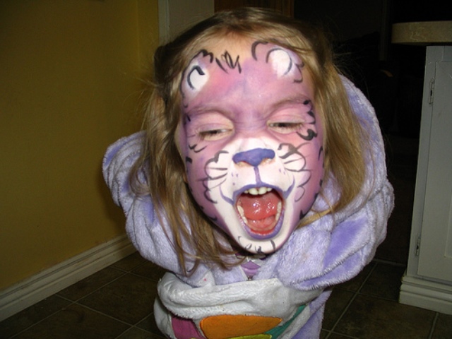 Baby Bear Face Paint