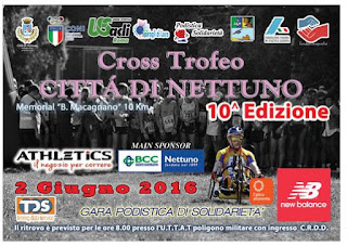 CLASSIFICA Trofeo città Nettuno 2016