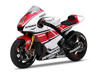 Yamaha YZR-M1 WGP 50th Anniversary Edition 2011 (Lorenzo) Front Side