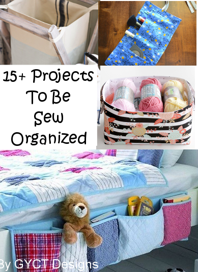 Great list of things to sew for the home and help get every room organized.