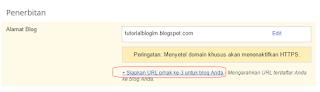 Tutorial Upgrade Blogspot ke Top Level Domain