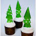 Cupcake Liner Christmas Tree Cupcakes