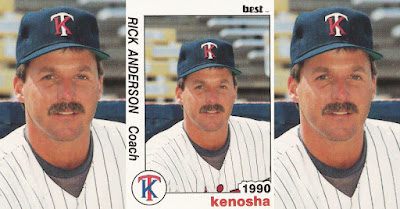 Rick Anderson 1990 Kenosha Twins card