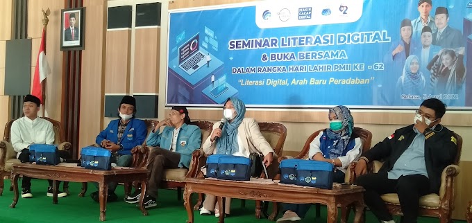 RTIK Ngawi Sebagai Narasumber Seminar Literasi Digital & Buka Bersama Dengan Sahabat - Sahabati PC PMII NGAWI